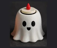 Ghost candle clicker — generated design concept, not a printed sample