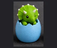 Green dinosaur — generated design concept, not a printed sample