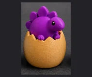Purple dinosaur — generated design concept, not a printed sample