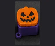 Pumpkin · purple base — generated design concept, not a printed sample