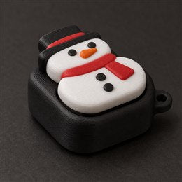 Christmas snowman — generated design concept, not a printed sample
